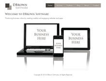 Tablet Screenshot of dbrownsoftware.com